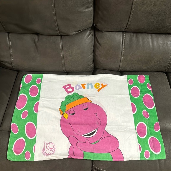 Other - Vintage Barney pillowcase